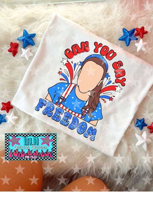 Can you say freedom- Rachel PNG file