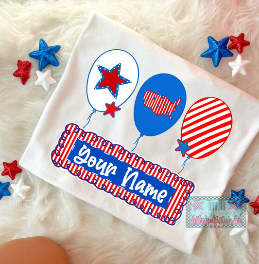 4th of July custom yourself PNG FILE