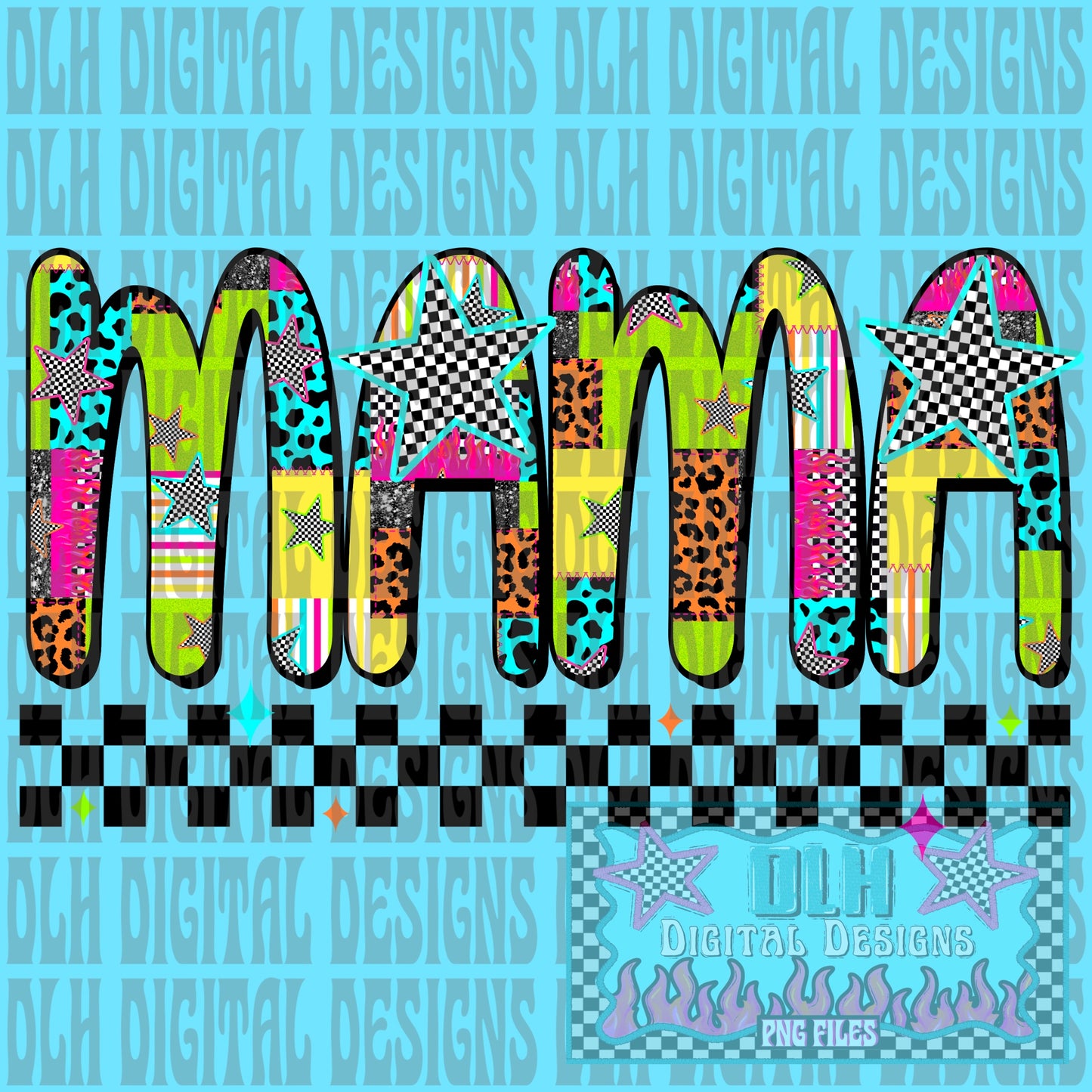 Mama retro PNG FILE