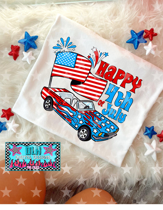 Happy 4th of July- PNG file