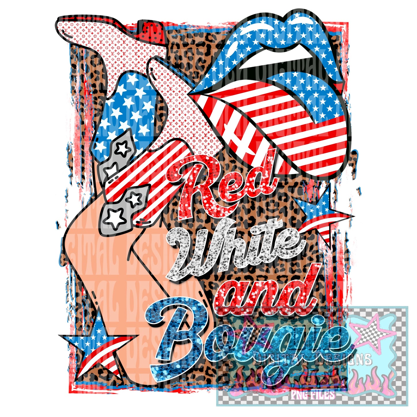 Red White and Bougie PNG FILE