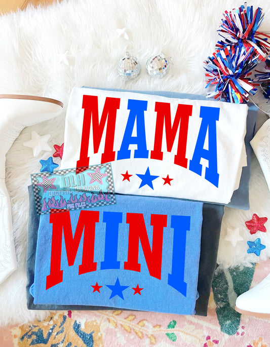 Mama and Mini matching PNG FILES