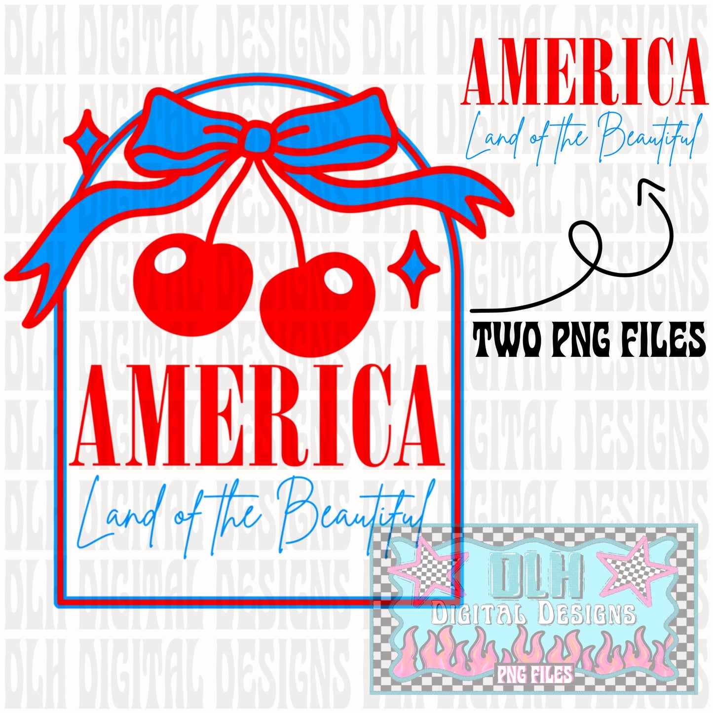 America Land of the Beautiful PNG FILE